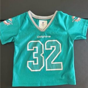Team Apparel Kids Teal Dolphins Jersey with Gray Accents